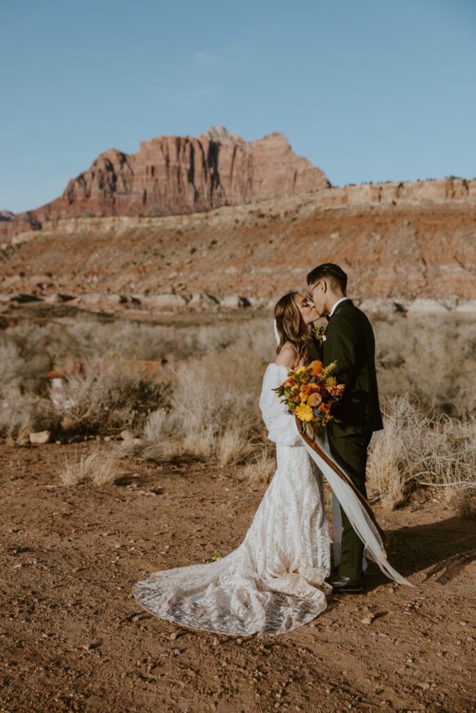 Christine and Ricky Wedding | Zion Red Rock Villa | Rockville, Utah | Emily Dawn Photo | Southern Utah Wedding and Elopement Photographer