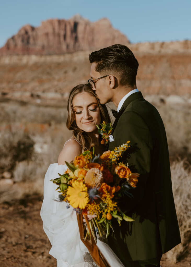 Christine and Ricky Wedding | Zion Red Rock Villa | Rockville, Utah | Emily Dawn Photo | Southern Utah Wedding and Elopement Photographer