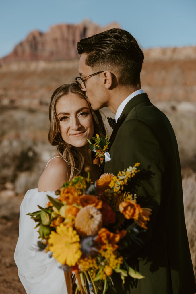 Christine and Ricky Wedding | Zion Red Rock Villa | Rockville, Utah | Emily Dawn Photo | Southern Utah Wedding and Elopement Photographer