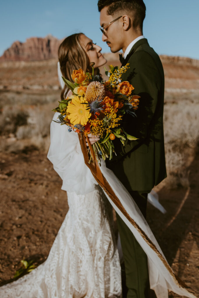 Christine and Ricky Wedding | Zion Red Rock Villa | Rockville, Utah | Emily Dawn Photo | Southern Utah Wedding and Elopement Photographer