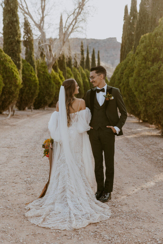 Christine and Ricky Wedding | Zion Red Rock Villa | Rockville, Utah | Emily Dawn Photo | Southern Utah Wedding and Elopement Photographer