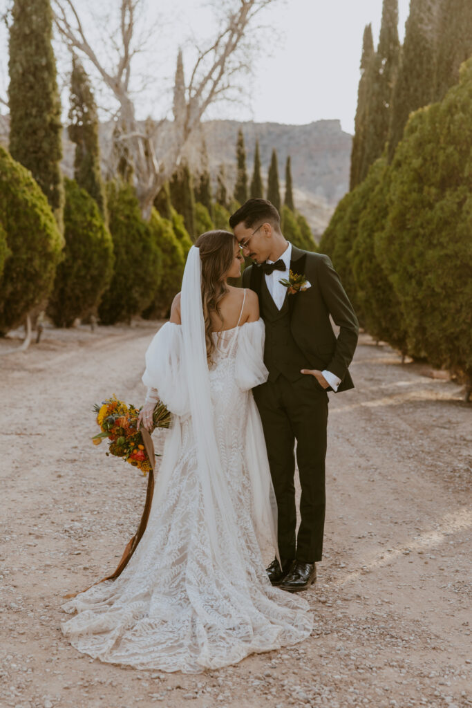 Christine and Ricky Wedding | Zion Red Rock Villa | Rockville, Utah | Emily Dawn Photo | Southern Utah Wedding and Elopement Photographer