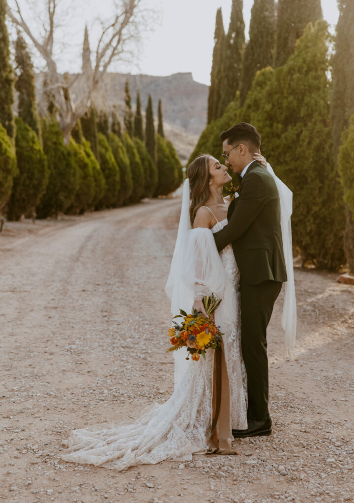 Christine and Ricky Wedding | Zion Red Rock Villa | Rockville, Utah | Emily Dawn Photo | Southern Utah Wedding and Elopement Photographer