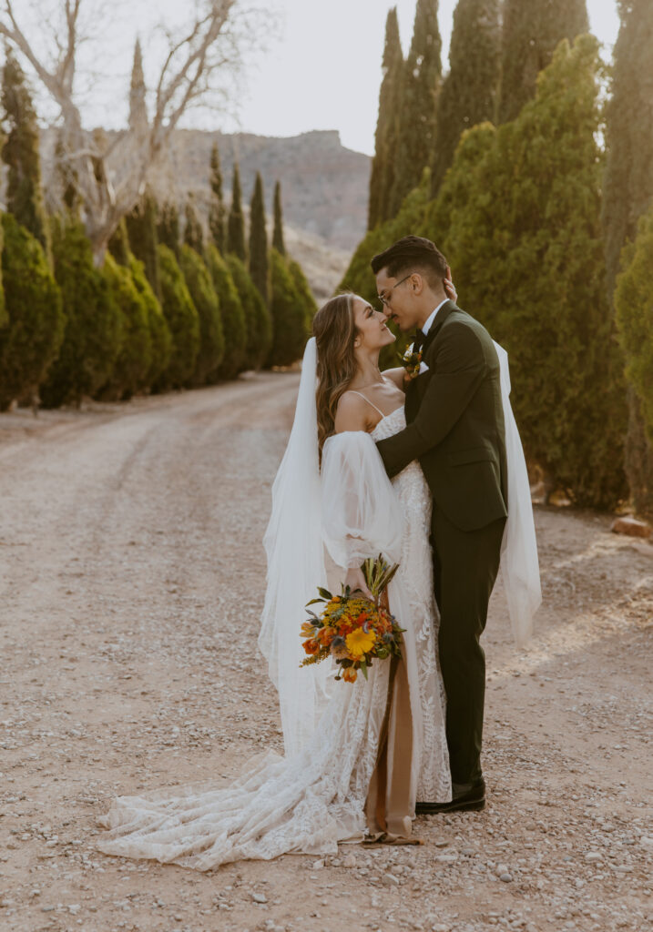 Christine and Ricky Wedding | Zion Red Rock Villa | Rockville, Utah | Emily Dawn Photo | Southern Utah Wedding and Elopement Photographer