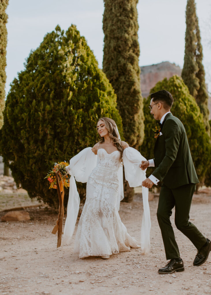 Christine and Ricky Wedding | Zion Red Rock Villa | Rockville, Utah | Emily Dawn Photo | Southern Utah Wedding and Elopement Photographer