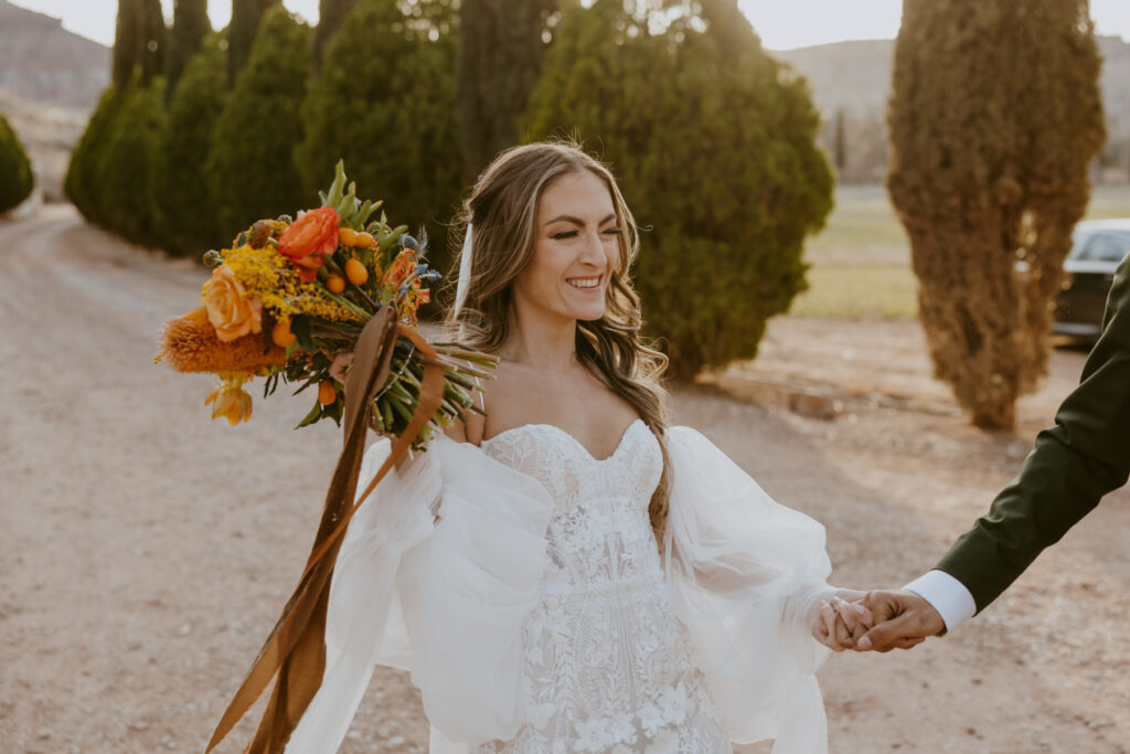 Christine and Ricky Wedding | Zion Red Rock Villa | Rockville, Utah | Emily Dawn Photo | Southern Utah Wedding and Elopement Photographer