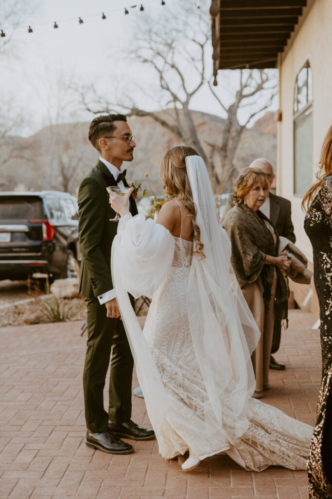 Christine and Ricky Wedding | Zion Red Rock Villa | Rockville, Utah | Emily Dawn Photo | Southern Utah Wedding and Elopement Photographer