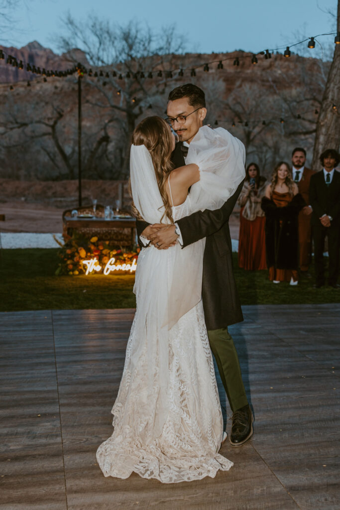 Christine and Ricky Wedding | Zion Red Rock Villa | Rockville, Utah | Emily Dawn Photo | Southern Utah Wedding and Elopement Photographer