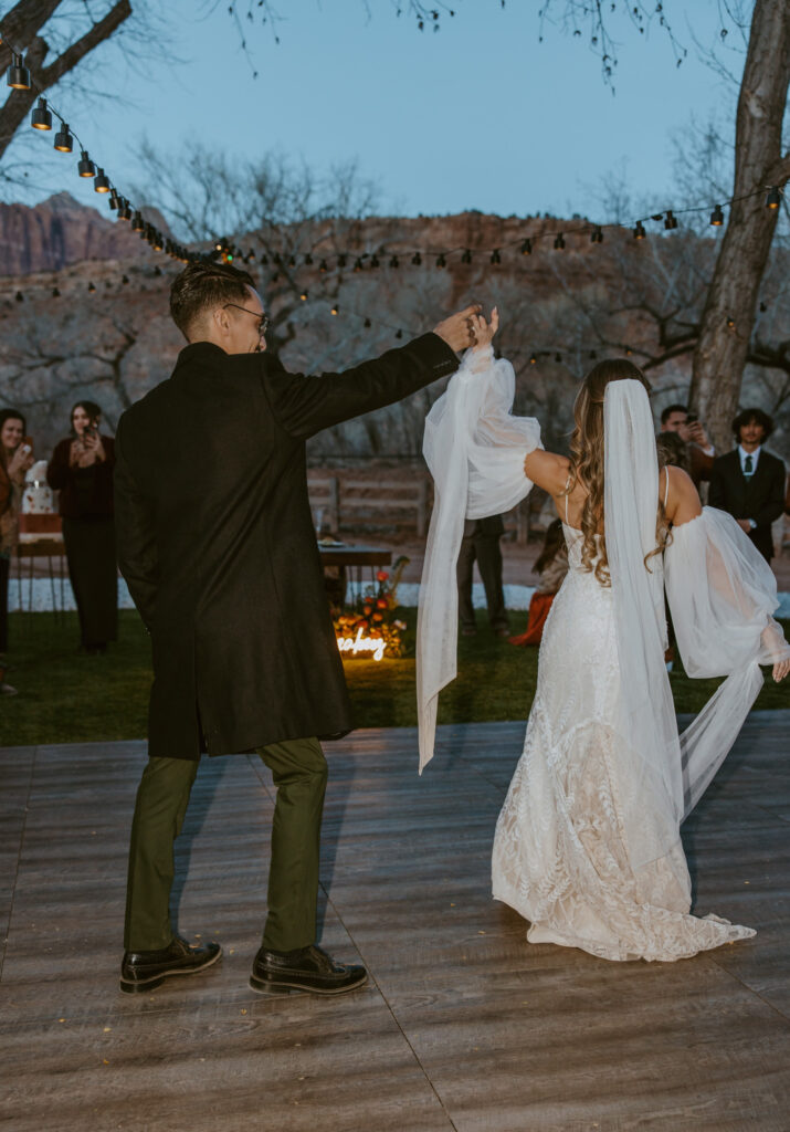 Christine and Ricky Wedding | Zion Red Rock Villa | Rockville, Utah | Emily Dawn Photo | Southern Utah Wedding and Elopement Photographer