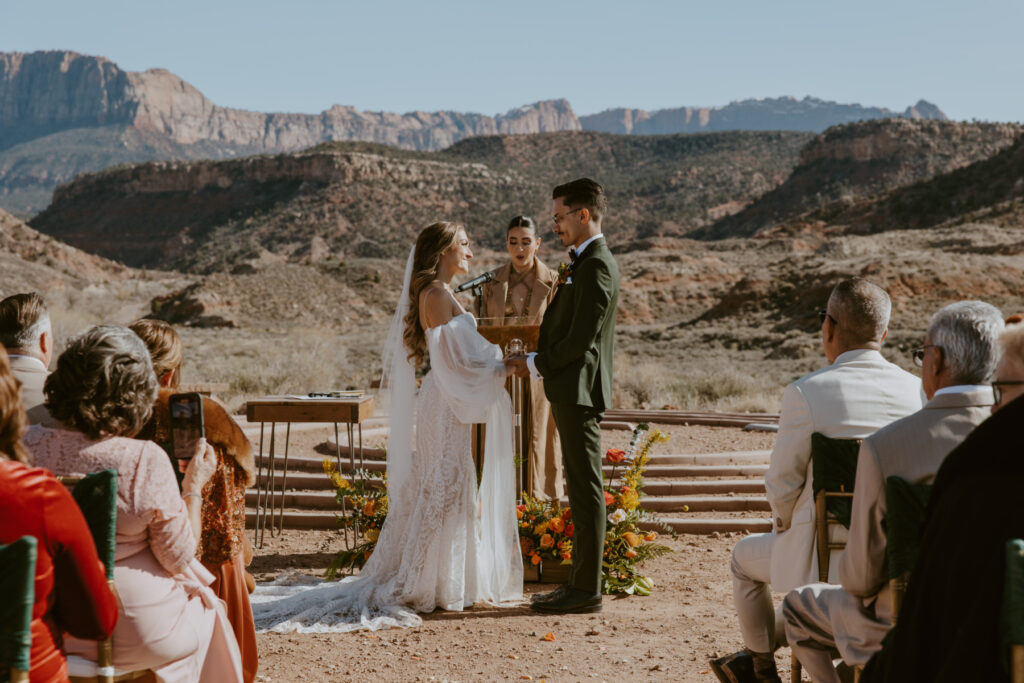 Christine and Ricky Wedding | Zion Red Rock Villa | Rockville, Utah | Emily Dawn Photo | Southern Utah Wedding and Elopement Photographer