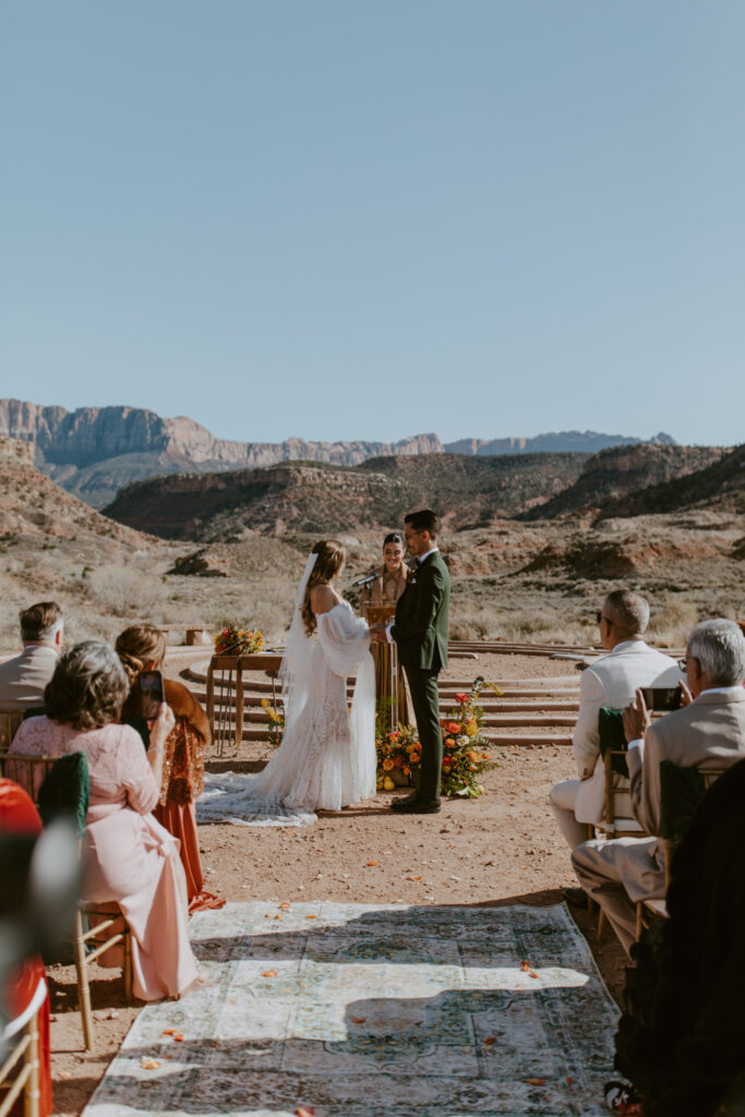 Christine and Ricky Wedding | Zion Red Rock Villa | Rockville, Utah | Emily Dawn Photo | Southern Utah Wedding and Elopement Photographer