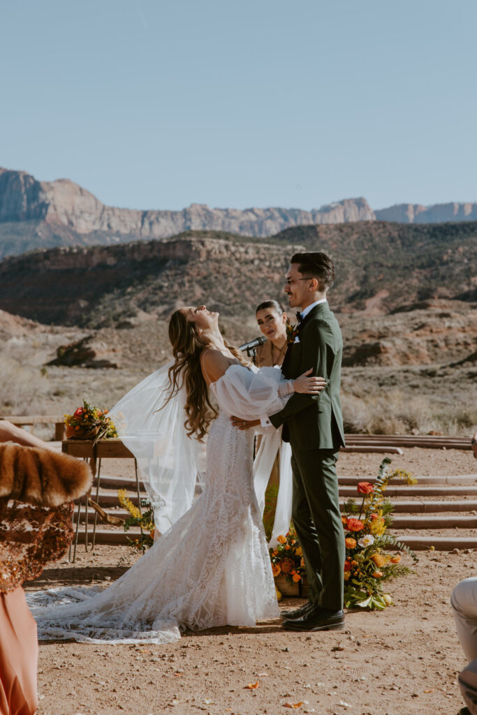 Christine and Ricky Wedding | Zion Red Rock Villa | Rockville, Utah | Emily Dawn Photo | Southern Utah Wedding and Elopement Photographer