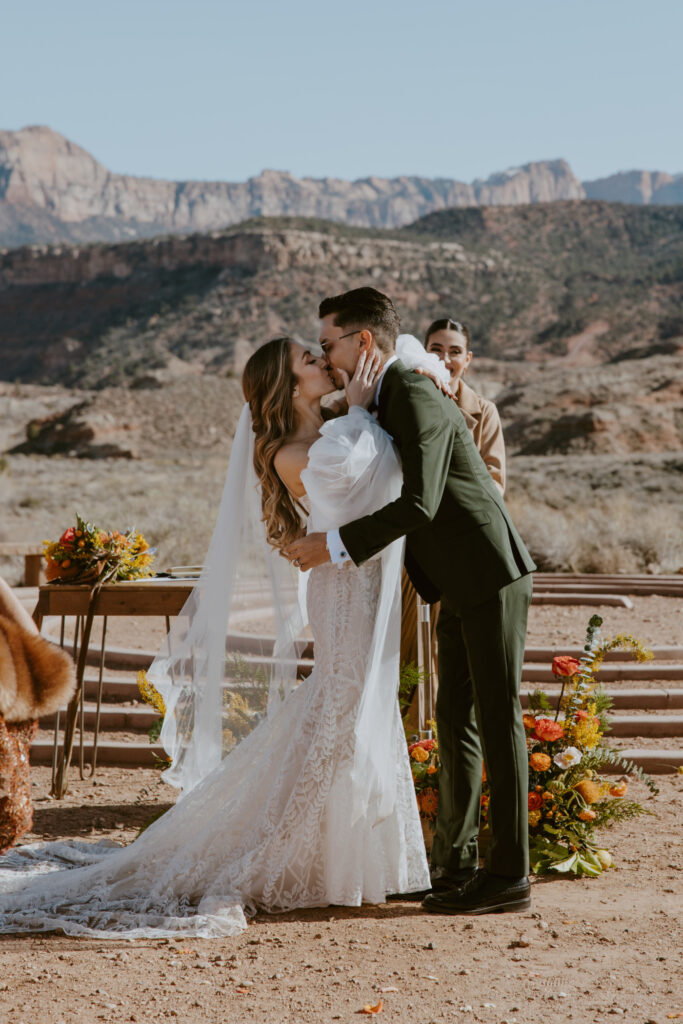 Christine and Ricky Wedding | Zion Red Rock Villa | Rockville, Utah | Emily Dawn Photo | Southern Utah Wedding and Elopement Photographer