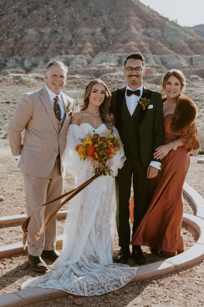 Christine and Ricky Wedding | Zion Red Rock Villa | Rockville, Utah | Emily Dawn Photo | Southern Utah Wedding and Elopement Photographer