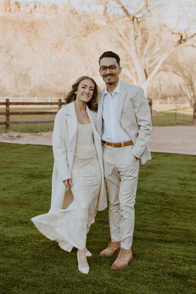 Christine and Ricky Wedding | Zion Red Rock Villa | Rockville, Utah | Emily Dawn Photo | Southern Utah Wedding and Elopement Photographer