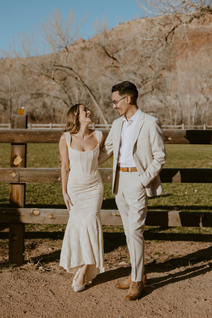 Christine and Ricky Wedding | Zion Red Rock Villa | Rockville, Utah | Emily Dawn Photo | Southern Utah Wedding and Elopement Photographer