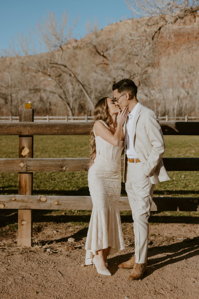 Christine and Ricky Wedding | Zion Red Rock Villa | Rockville, Utah | Emily Dawn Photo | Southern Utah Wedding and Elopement Photographer