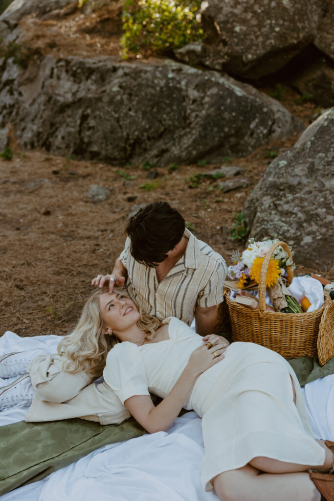 Faith and Max, Romantic Picnic Photoshoot, Pine Valley, Utah - Southern Utah Photographer, Emily Dawn Photo