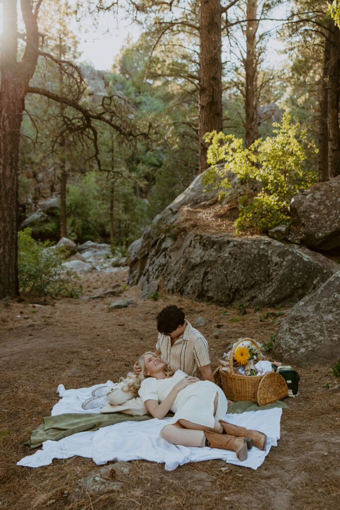 Faith and Max, Romantic Picnic Photoshoot, Pine Valley, Utah - Southern Utah Photographer, Emily Dawn Photo