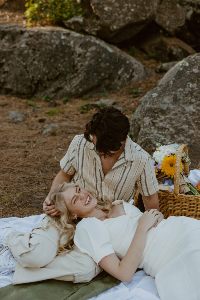 Faith and Max, Romantic Picnic Photoshoot, Pine Valley, Utah - Southern Utah Photographer, Emily Dawn Photo