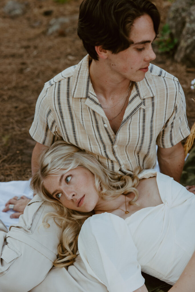 Faith and Max, Romantic Picnic Photoshoot, Pine Valley, Utah - Southern Utah Photographer, Emily Dawn Photo