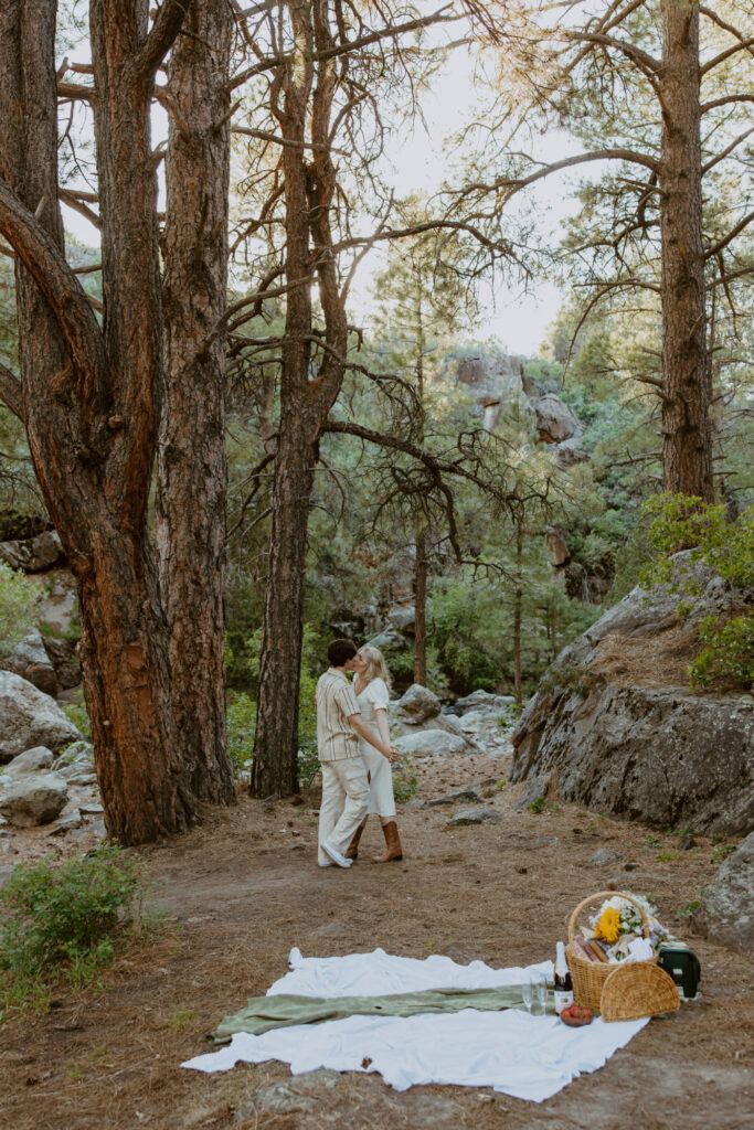 Faith and Max, Romantic Picnic Photoshoot, Pine Valley, Utah - Southern Utah Photographer, Emily Dawn Photo