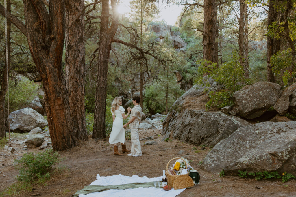 Faith and Max, Romantic Picnic Photoshoot, Pine Valley, Utah - Southern Utah Photographer, Emily Dawn Photo