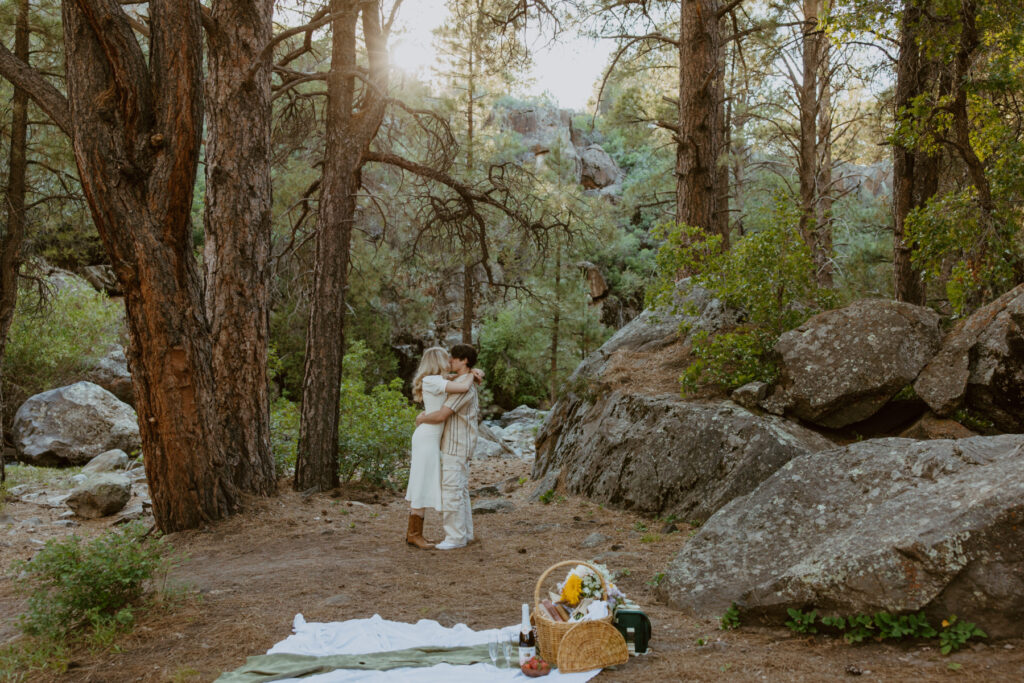 Faith and Max, Romantic Picnic Photoshoot, Pine Valley, Utah - Southern Utah Photographer, Emily Dawn Photo