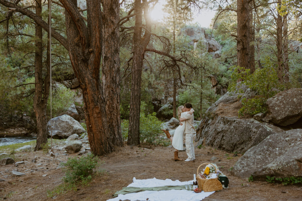 Faith and Max, Romantic Picnic Photoshoot, Pine Valley, Utah - Southern Utah Photographer, Emily Dawn Photo