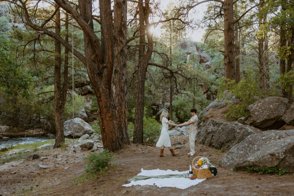 Faith and Max, Romantic Picnic Photoshoot, Pine Valley, Utah - Southern Utah Photographer, Emily Dawn Photo