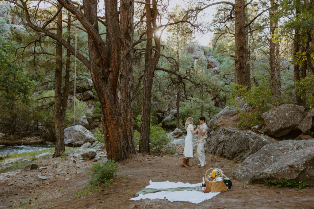 Faith and Max, Romantic Picnic Photoshoot, Pine Valley, Utah - Southern Utah Photographer, Emily Dawn Photo