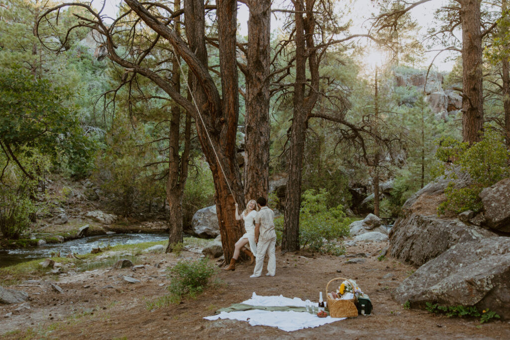 Faith and Max, Romantic Picnic Photoshoot, Pine Valley, Utah - Southern Utah Photographer, Emily Dawn Photo