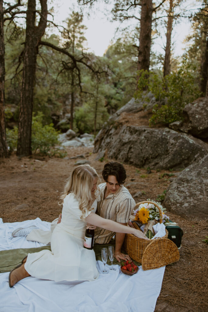 Faith and Max, Romantic Picnic Photoshoot, Pine Valley, Utah - Southern Utah Photographer, Emily Dawn Photo