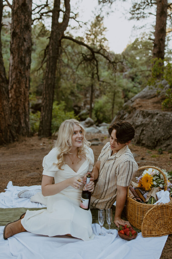 Faith and Max, Romantic Picnic Photoshoot, Pine Valley, Utah - Southern Utah Photographer, Emily Dawn Photo