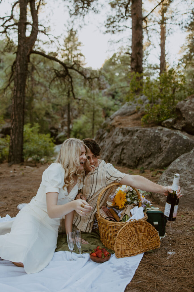 Faith and Max, Romantic Picnic Photoshoot, Pine Valley, Utah - Southern Utah Photographer, Emily Dawn Photo