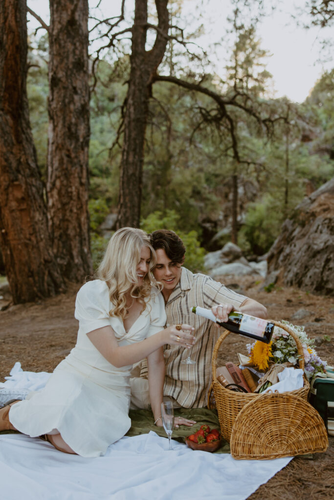 Faith and Max, Romantic Picnic Photoshoot, Pine Valley, Utah - Southern Utah Photographer, Emily Dawn Photo