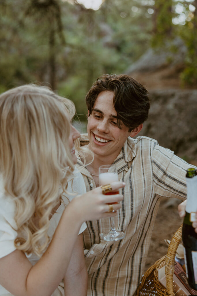 Faith and Max, Romantic Picnic Photoshoot, Pine Valley, Utah - Southern Utah Photographer, Emily Dawn Photo