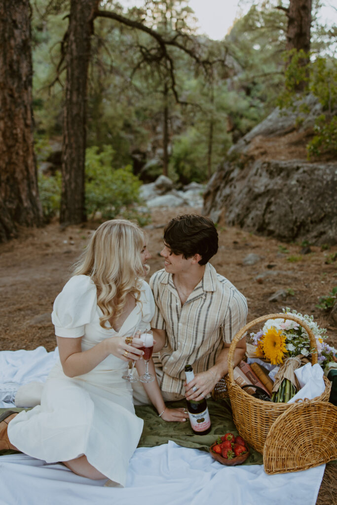 Faith and Max, Romantic Picnic Photoshoot, Pine Valley, Utah - Southern Utah Photographer, Emily Dawn Photo