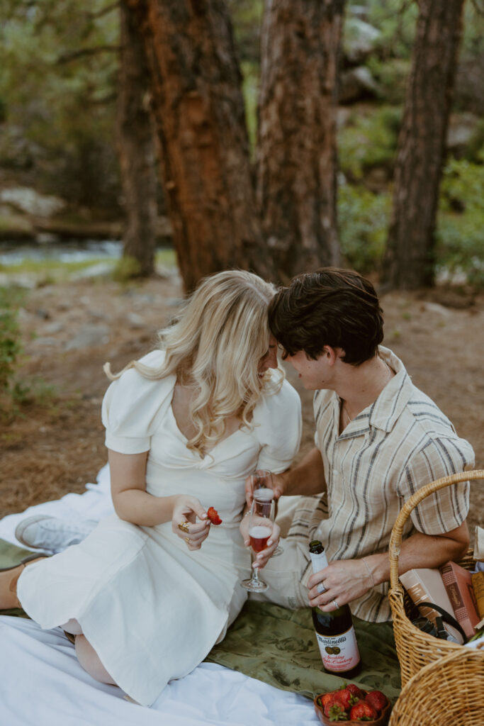 Faith and Max, Romantic Picnic Photoshoot, Pine Valley, Utah - Southern Utah Photographer, Emily Dawn Photo