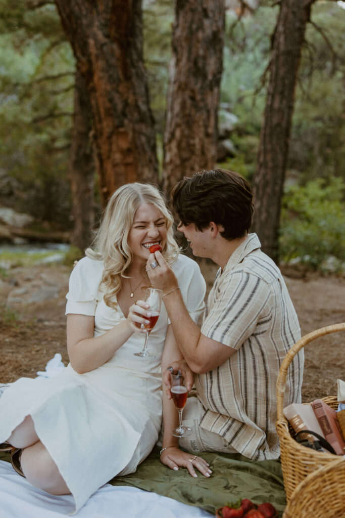 Faith and Max, Romantic Picnic Photoshoot, Pine Valley, Utah - Southern Utah Photographer, Emily Dawn Photo