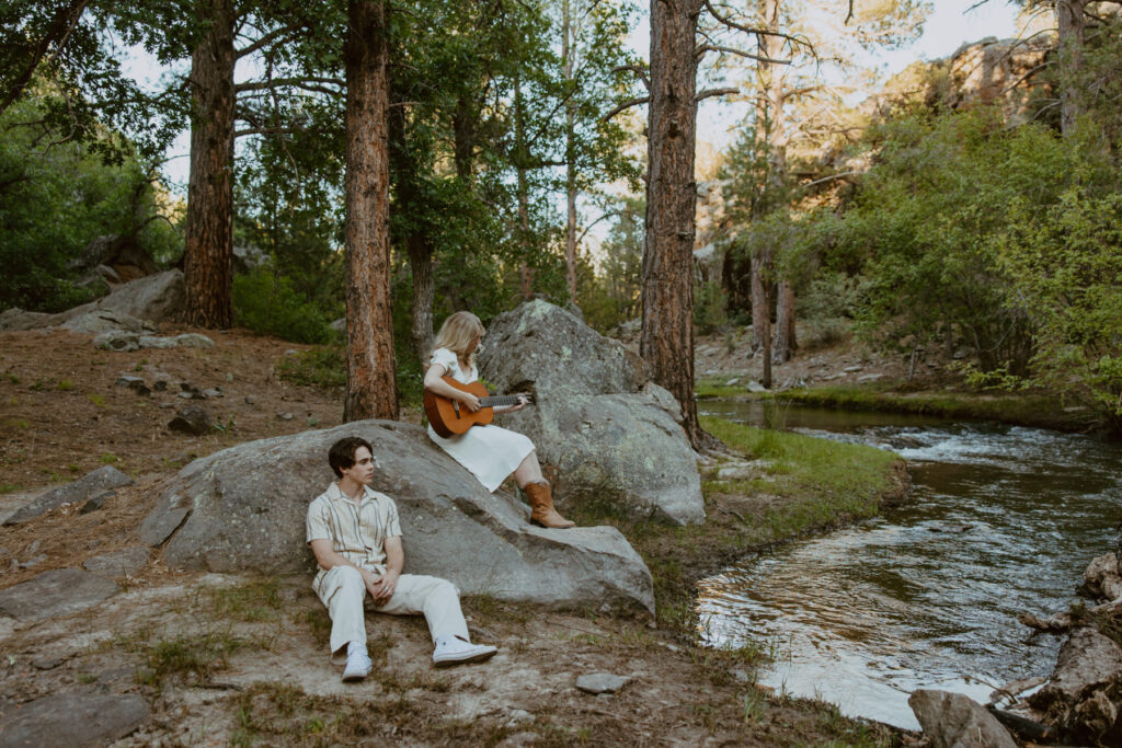 Faith and Max, Romantic Picnic Photoshoot, Pine Valley, Utah - Southern Utah Photographer, Emily Dawn Photo