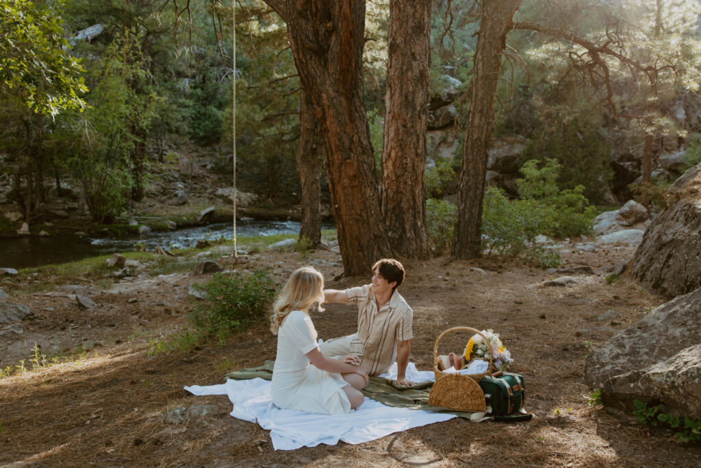 Faith and Max, Romantic Picnic Photoshoot, Pine Valley, Utah - Southern Utah Photographer, Emily Dawn Photo