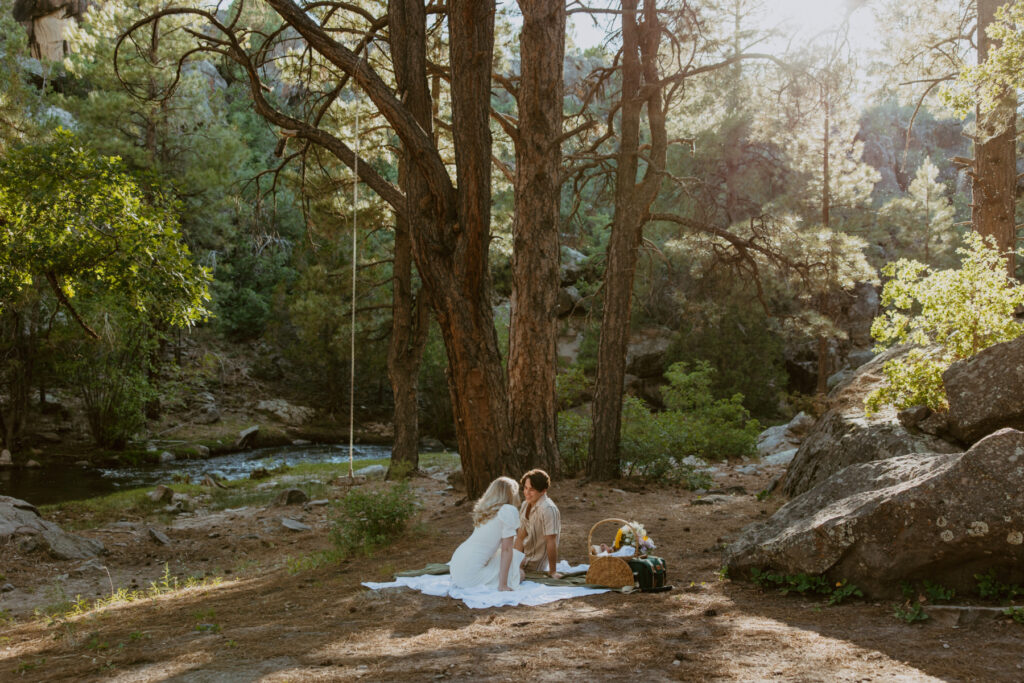 Faith and Max, Romantic Picnic Photoshoot, Pine Valley, Utah - Southern Utah Photographer, Emily Dawn Photo