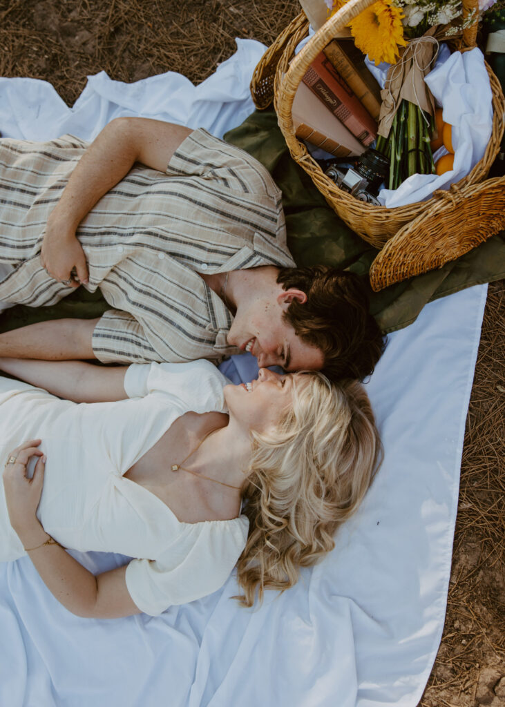 Faith and Max, Romantic Picnic Photoshoot, Pine Valley, Utah - Southern Utah Photographer, Emily Dawn Photo