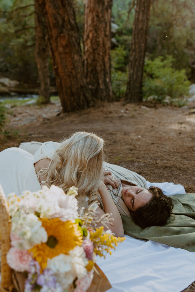 Faith and Max, Romantic Picnic Photoshoot, Pine Valley, Utah - Southern Utah Photographer, Emily Dawn Photo