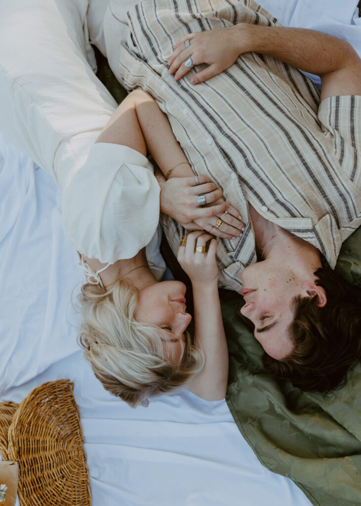 Faith and Max, Romantic Picnic Photoshoot, Pine Valley, Utah - Southern Utah Photographer, Emily Dawn Photo