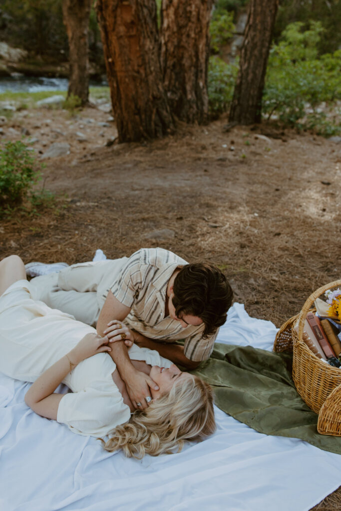 Faith and Max, Romantic Picnic Photoshoot, Pine Valley, Utah - Southern Utah Photographer, Emily Dawn Photo