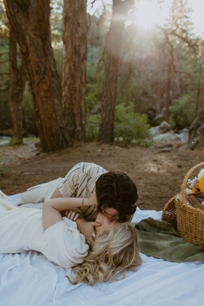 Faith and Max, Romantic Picnic Photoshoot, Pine Valley, Utah - Southern Utah Photographer, Emily Dawn Photo