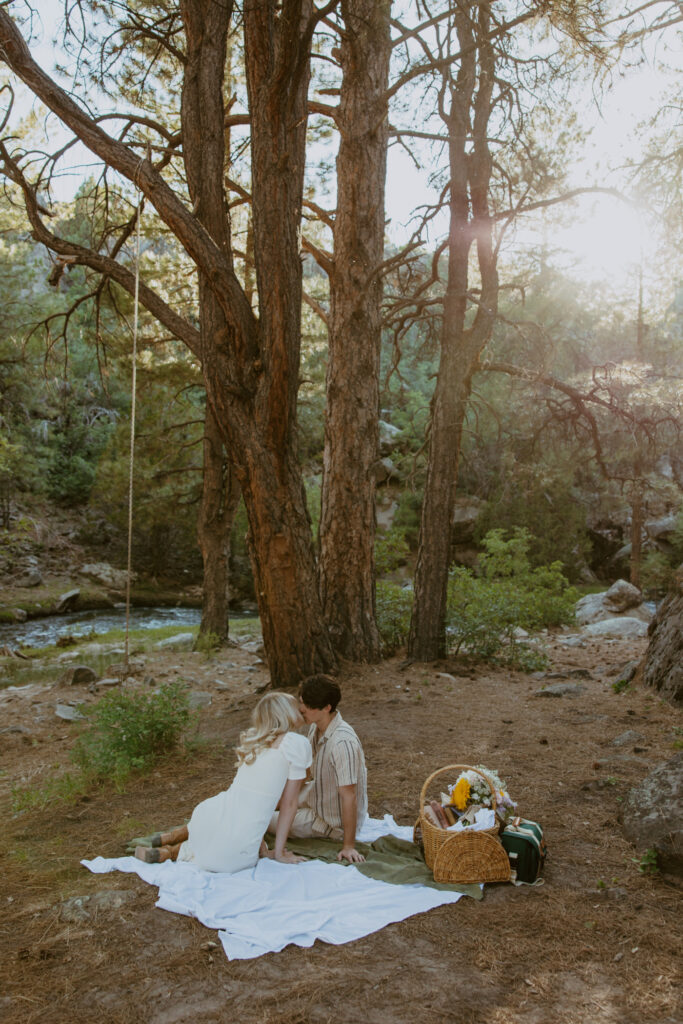 Faith and Max, Romantic Picnic Photoshoot, Pine Valley, Utah - Southern Utah Photographer, Emily Dawn Photo