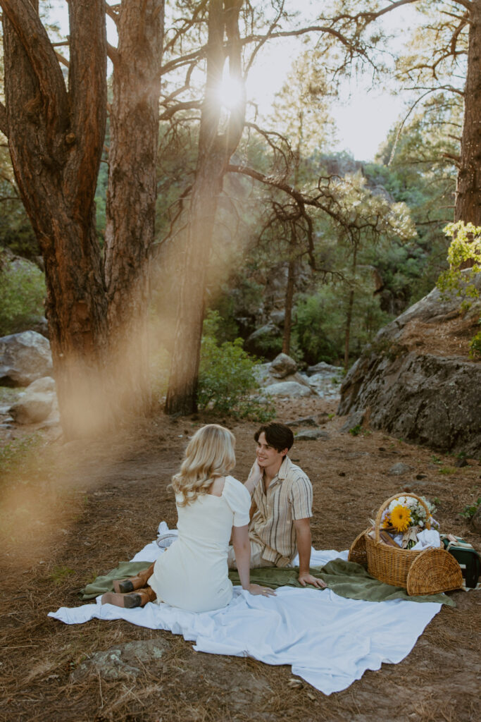 Faith and Max, Romantic Picnic Photoshoot, Pine Valley, Utah - Southern Utah Photographer, Emily Dawn Photo